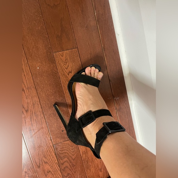 2 for $15 Aldo black sandals , Heels | ankle straps | size 38 - Picture 5 of 6